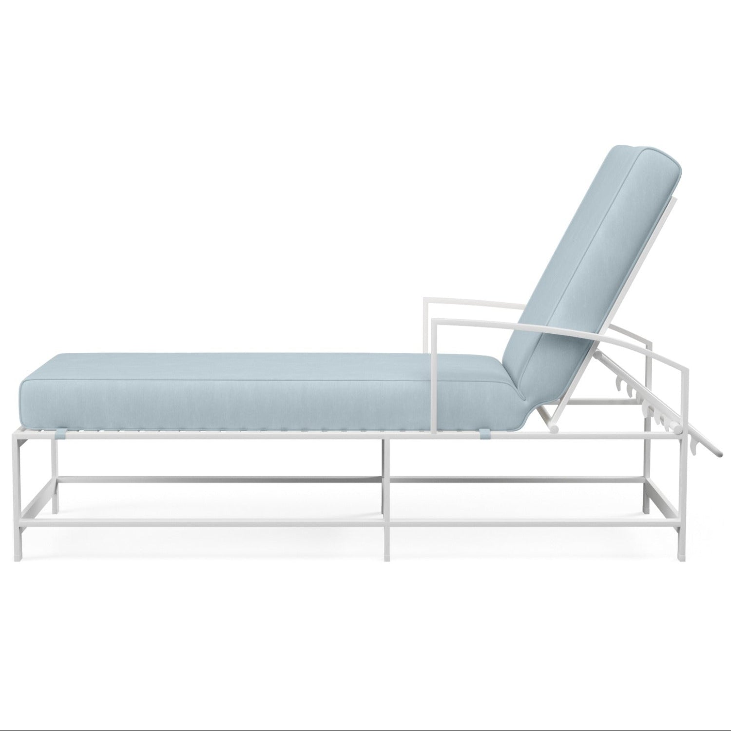 Sunset West Bristol Canvas Skyline w/Self Welt Outdoor Chaise