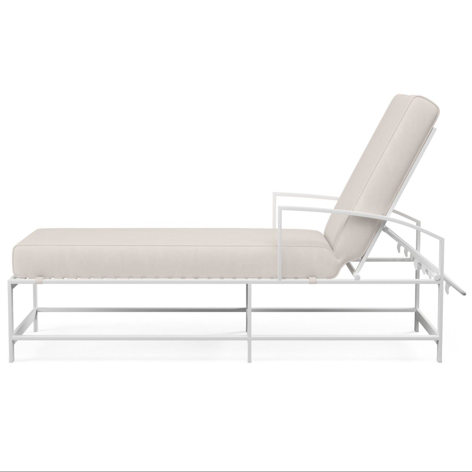 Sunset West Bristol Canvas Natural w/Self Welt Outdoor Chaise