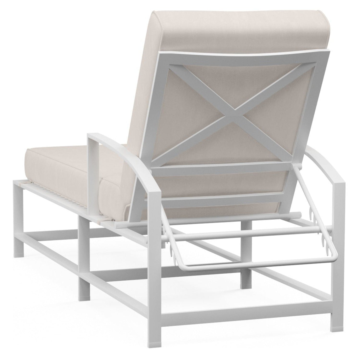 Sunset West Bristol Canvas Natural w/Self Welt Outdoor Chaise