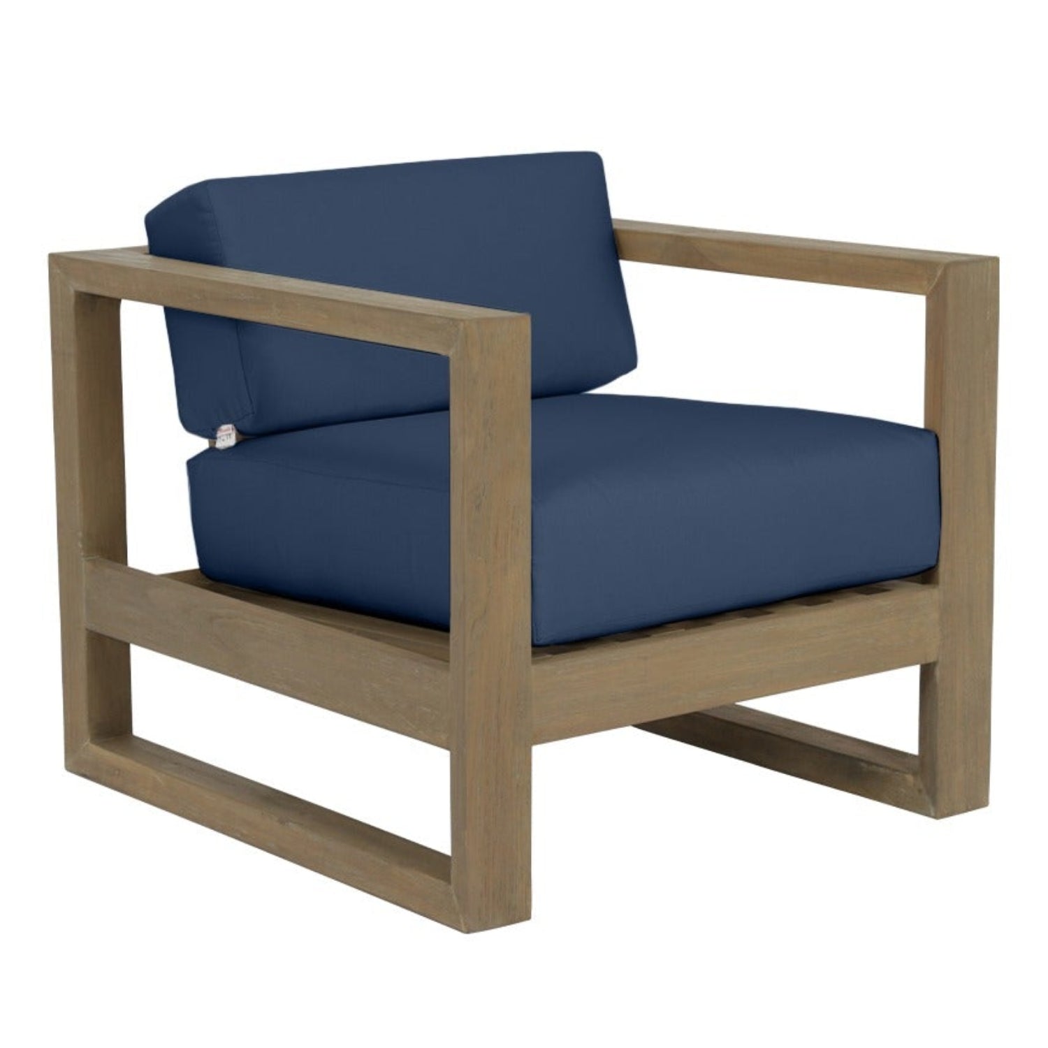 Sunset West Coastal Teak Spectrum IndigoOutdoor Club Chair