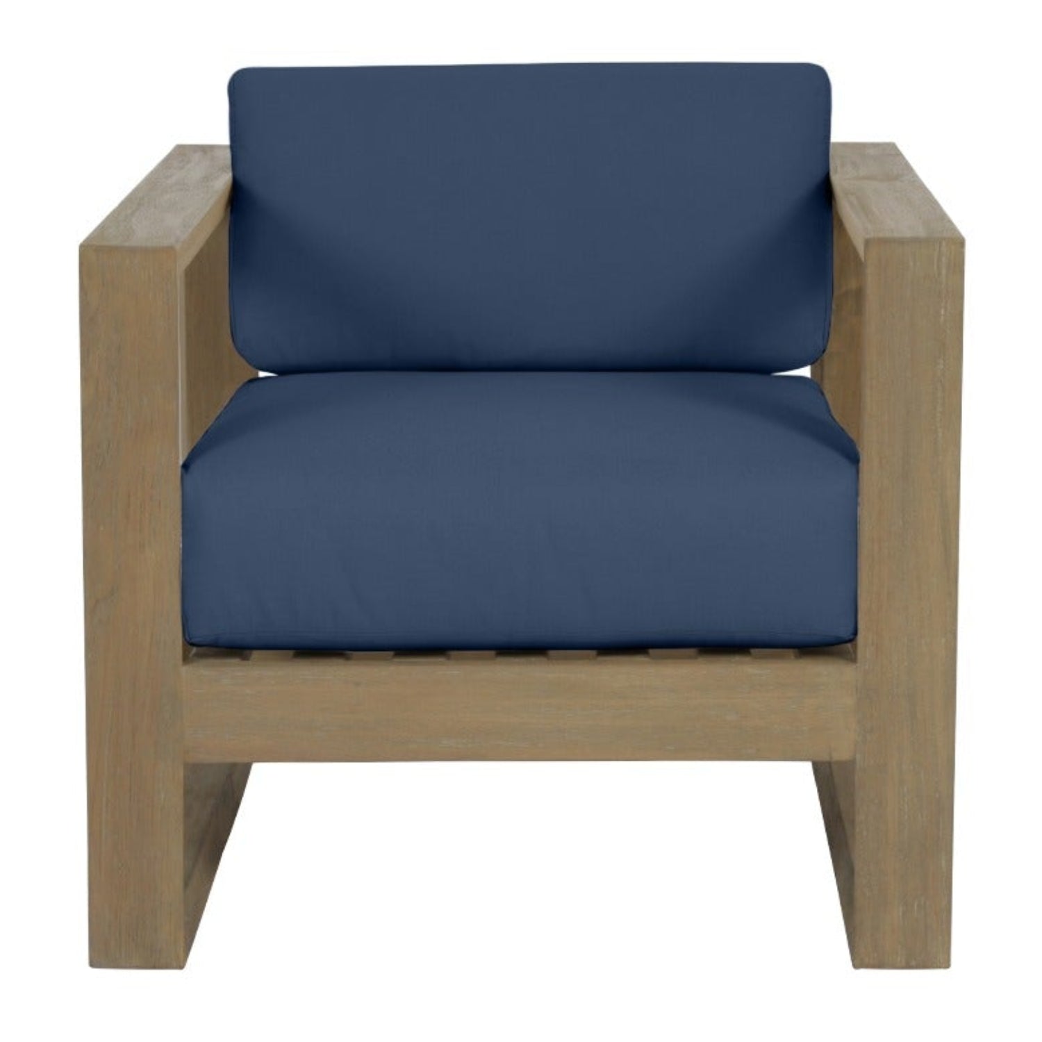 Sunset West Coastal Teak Spectrum IndigoOutdoor Club Chair