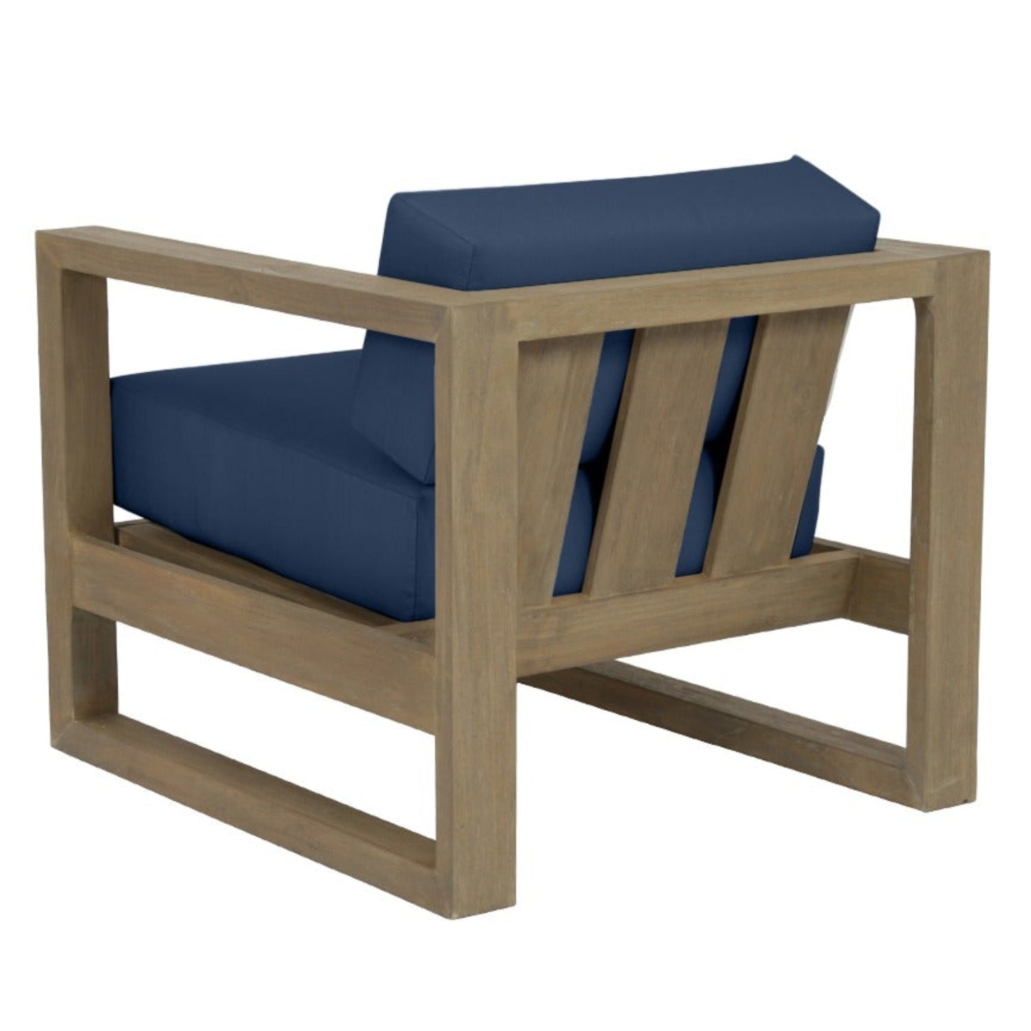 Sunset West Coastal Teak Spectrum IndigoOutdoor Club Chair