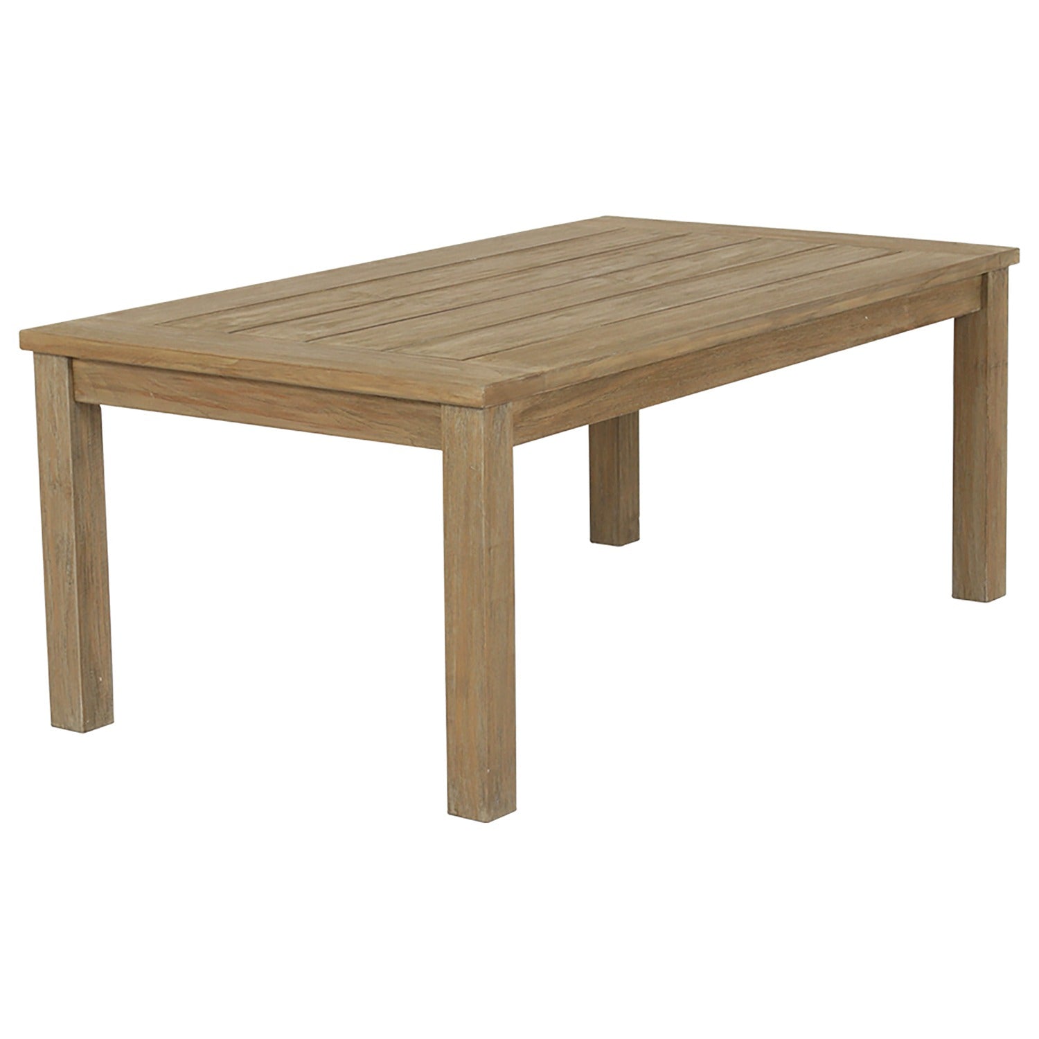 Sunset West Coastal Teak Rectangular Outdoor Coffee Table
