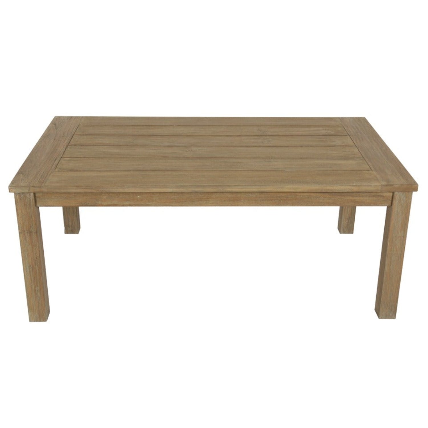 Sunset West Coastal Teak Rectangular Outdoor Coffee Table