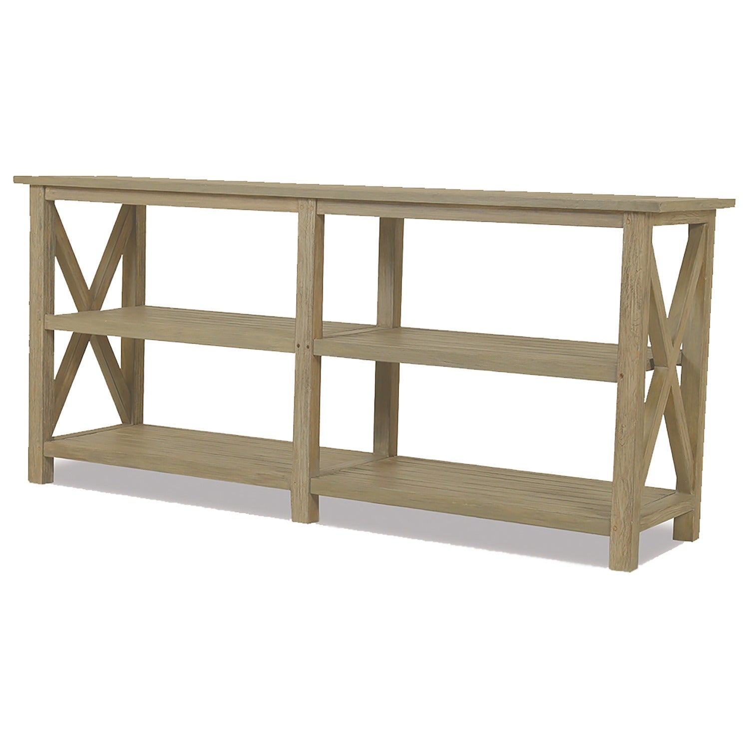 Sunset West Coastal Teak X Outdoor Console Table