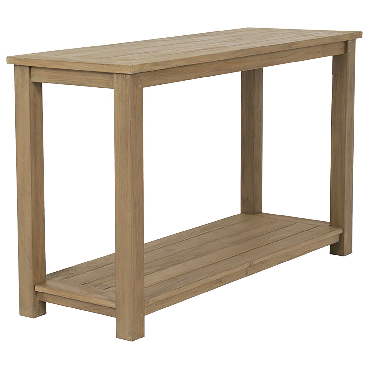 Sunset West Coastal Teak Outdoor Sofa Table