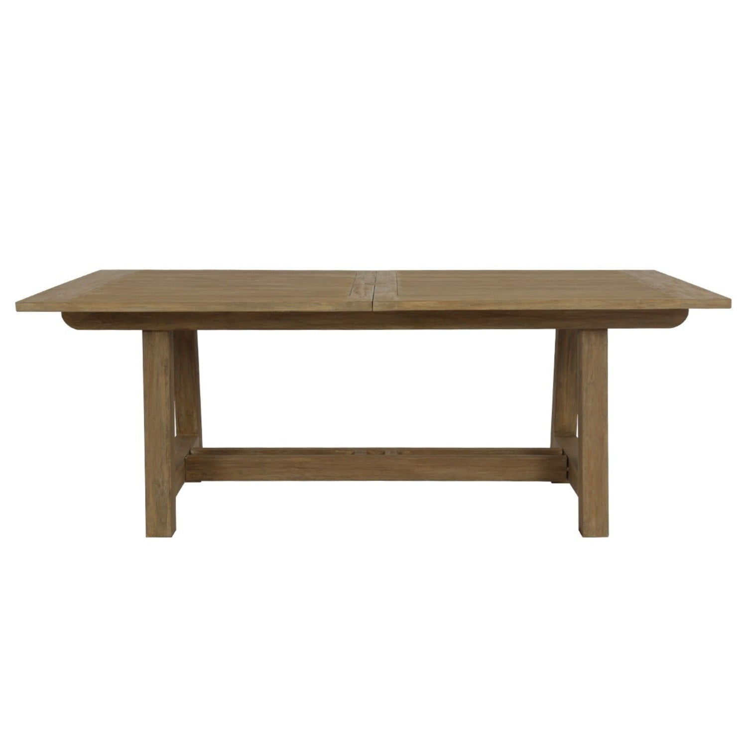 Sunset West Coastal Teak with Leaf Extension Outdoor Dining Table