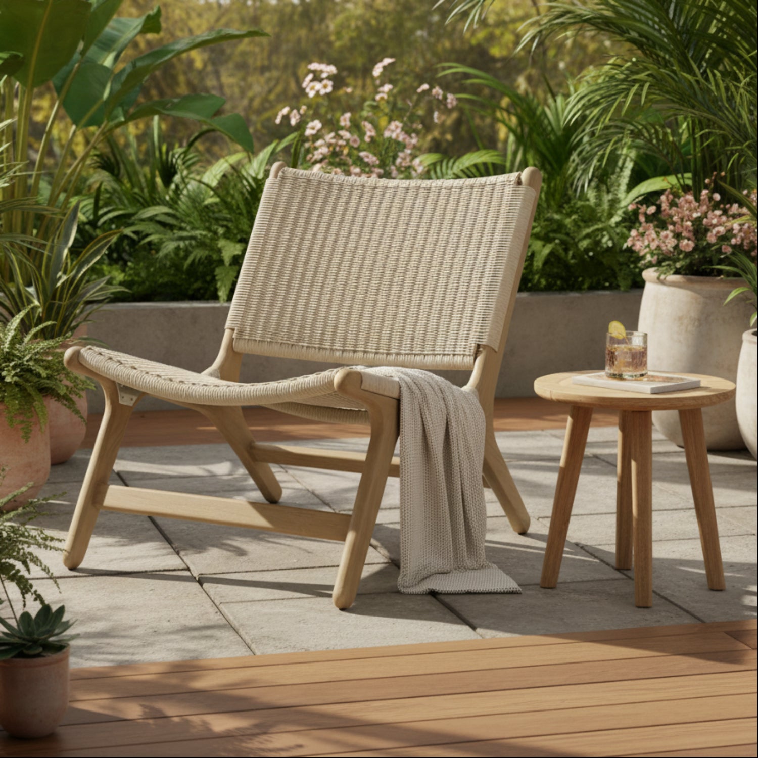 Sunset West Sedona Outdoor Cushionless Accent Chair