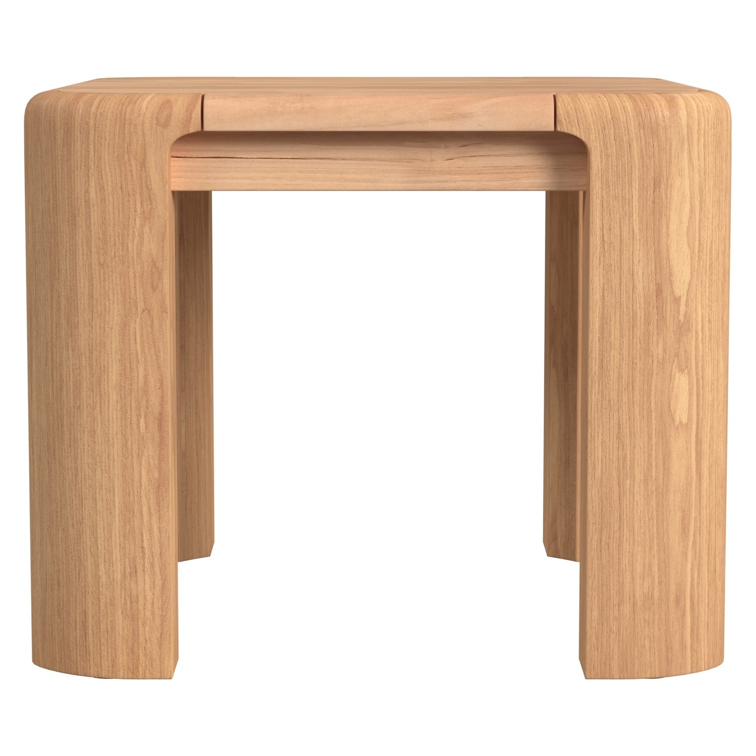 Sunset West Natural Teak Outdoor End Table