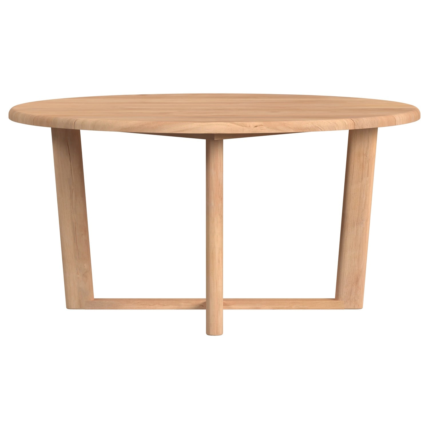 Sunset West Natural Teak 56in Round Outdoor Dining Table