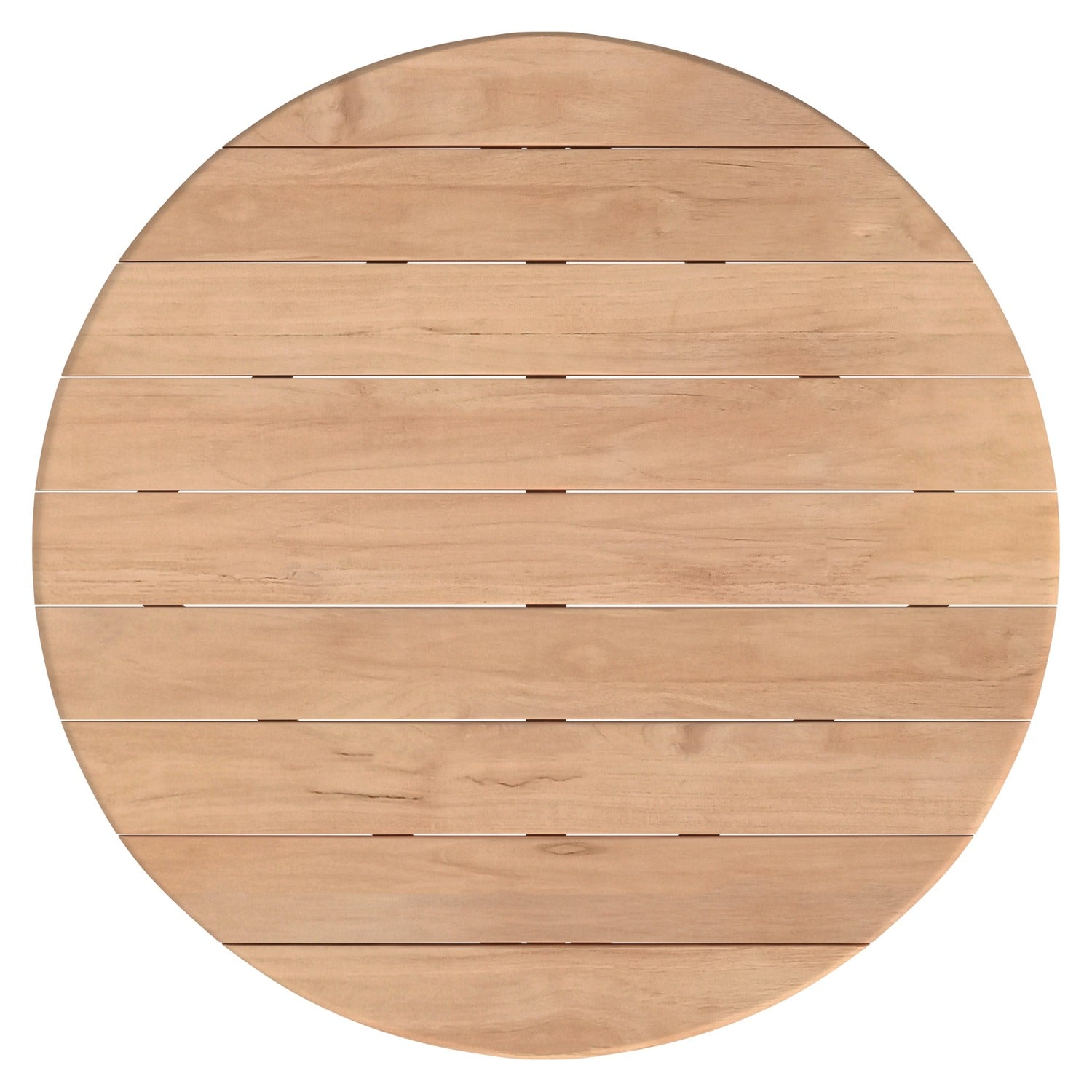 Sunset West Natural Teak 56in Round Outdoor Dining Table
