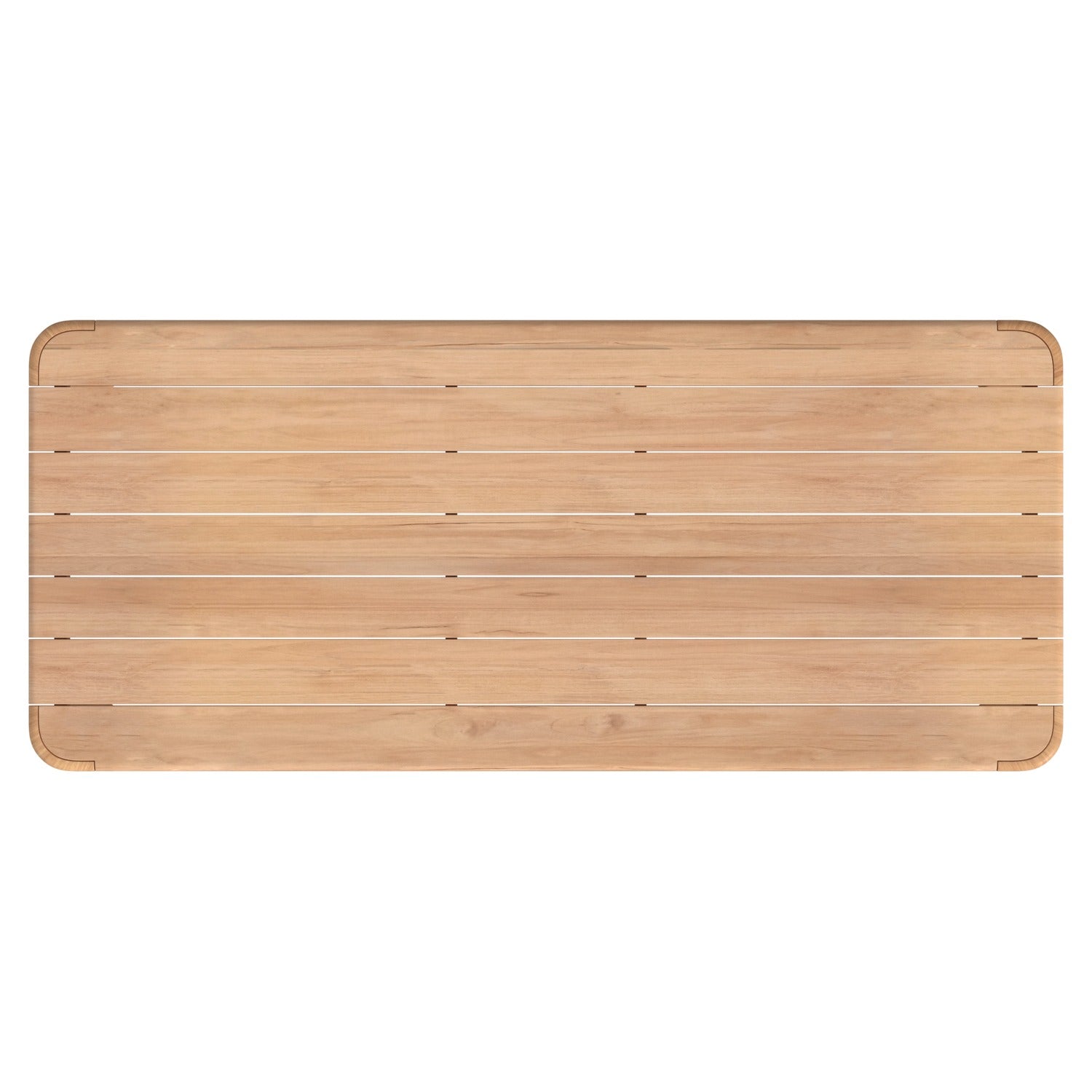 Sunset West Natural Teak 96in Outdoor Dining Table