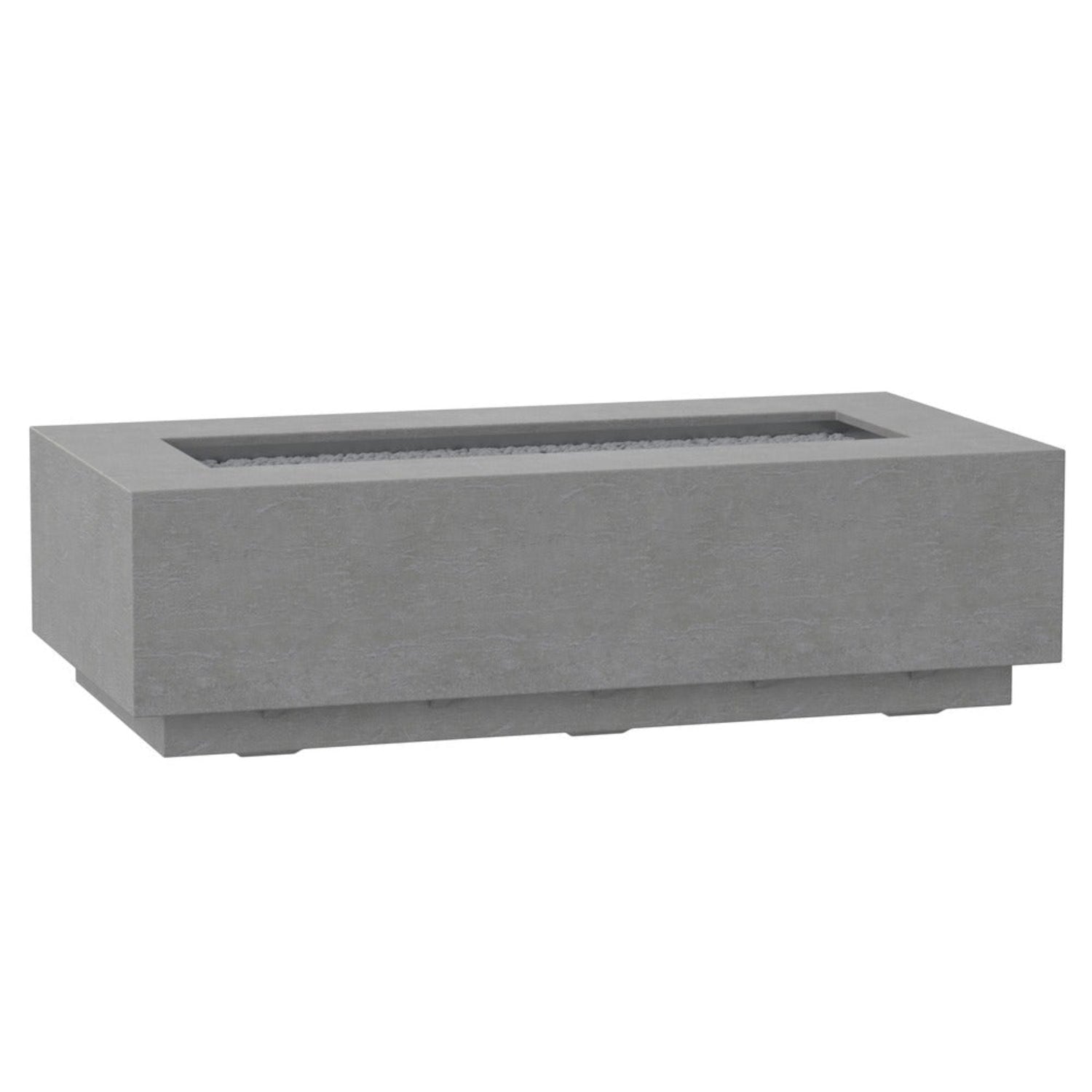 Sunset West Gravelstone Rectangular Fire Outdoor Table