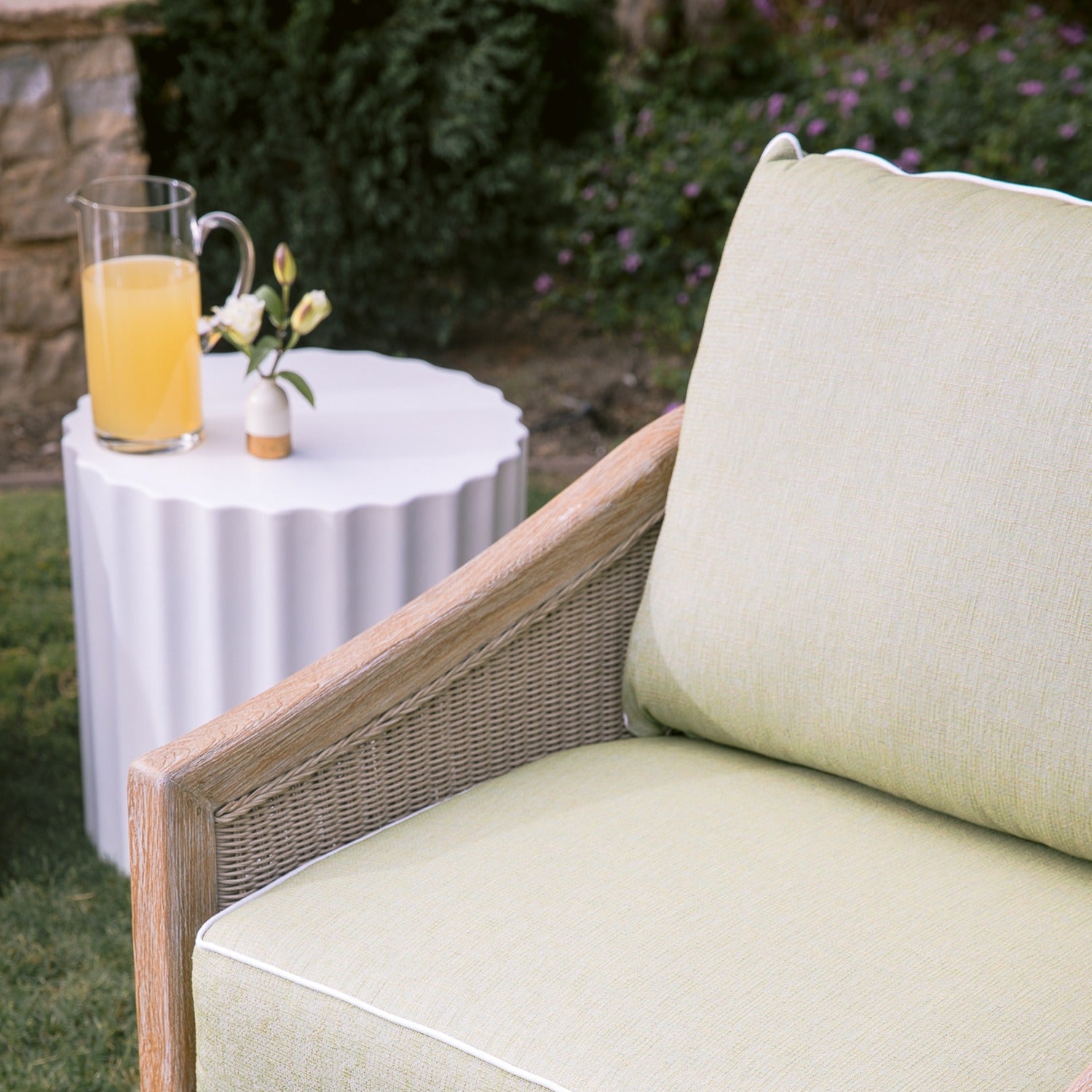 Sunset West Athena Outdoor End Table Set of 2