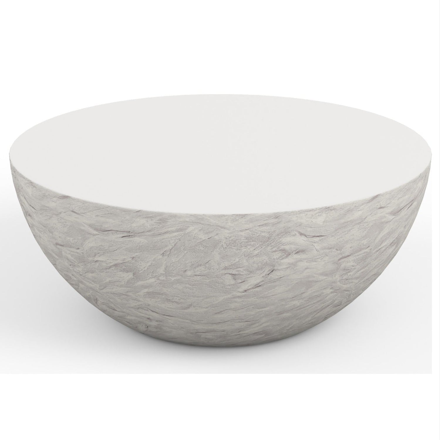 Sunset West Antique Stone Bowl Outdoor Coffee Table