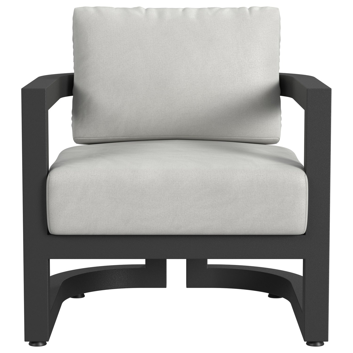 Sunset West Malibu Cast Silver Outdoor Club Chair