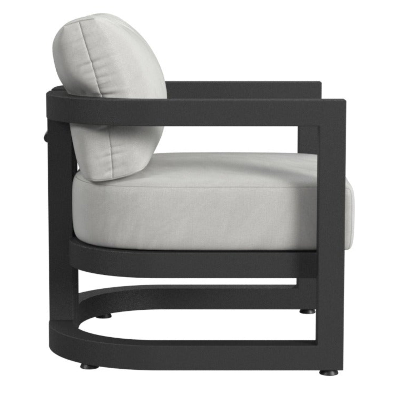 Sunset West Malibu Cast Silver Outdoor Club Chair