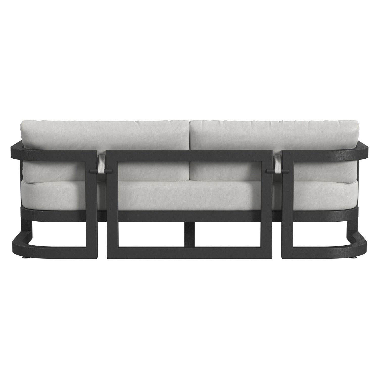 Sunset West Malibu Cast Silver Outdoor Sofa