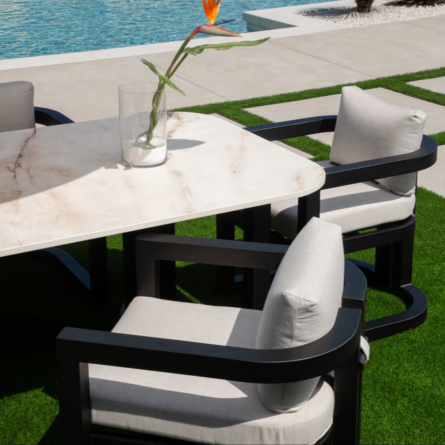 Sunset West Malibu 96in Outdoor Dining Table