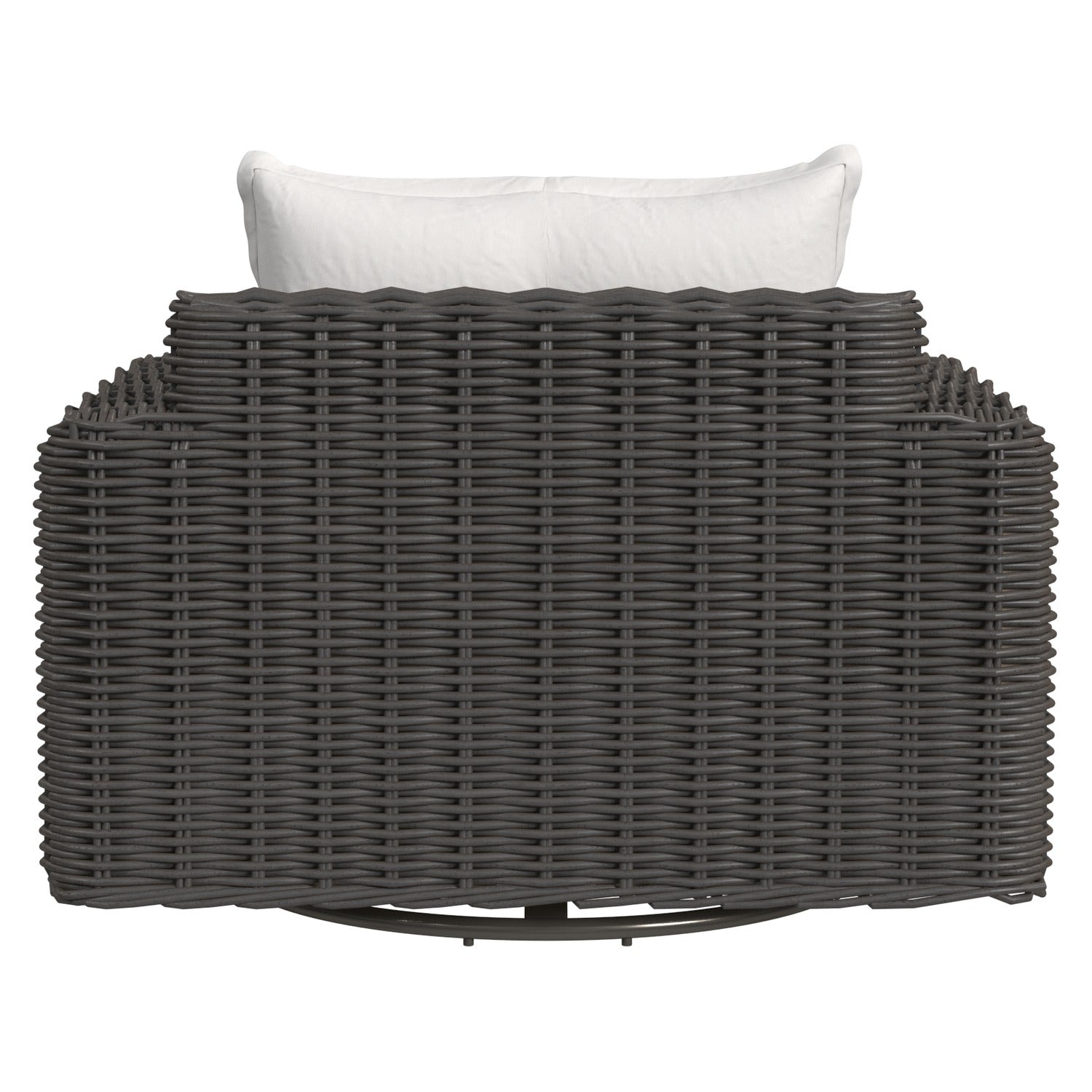 Sunset West Cabo Soothe Pearl w/Flange Welt Outdoor Oversized Swivel Club Chair
