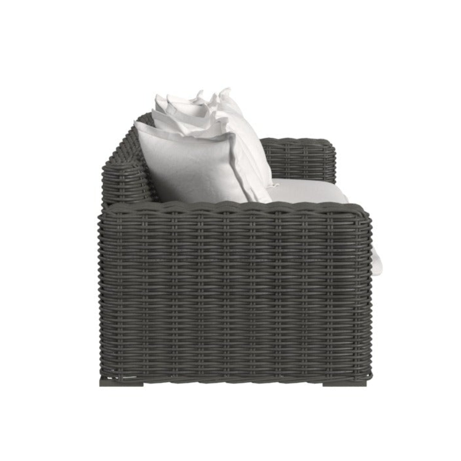 Sunset West Cabo Soothe Pearl w/Flange Welt Outdoor Sofa