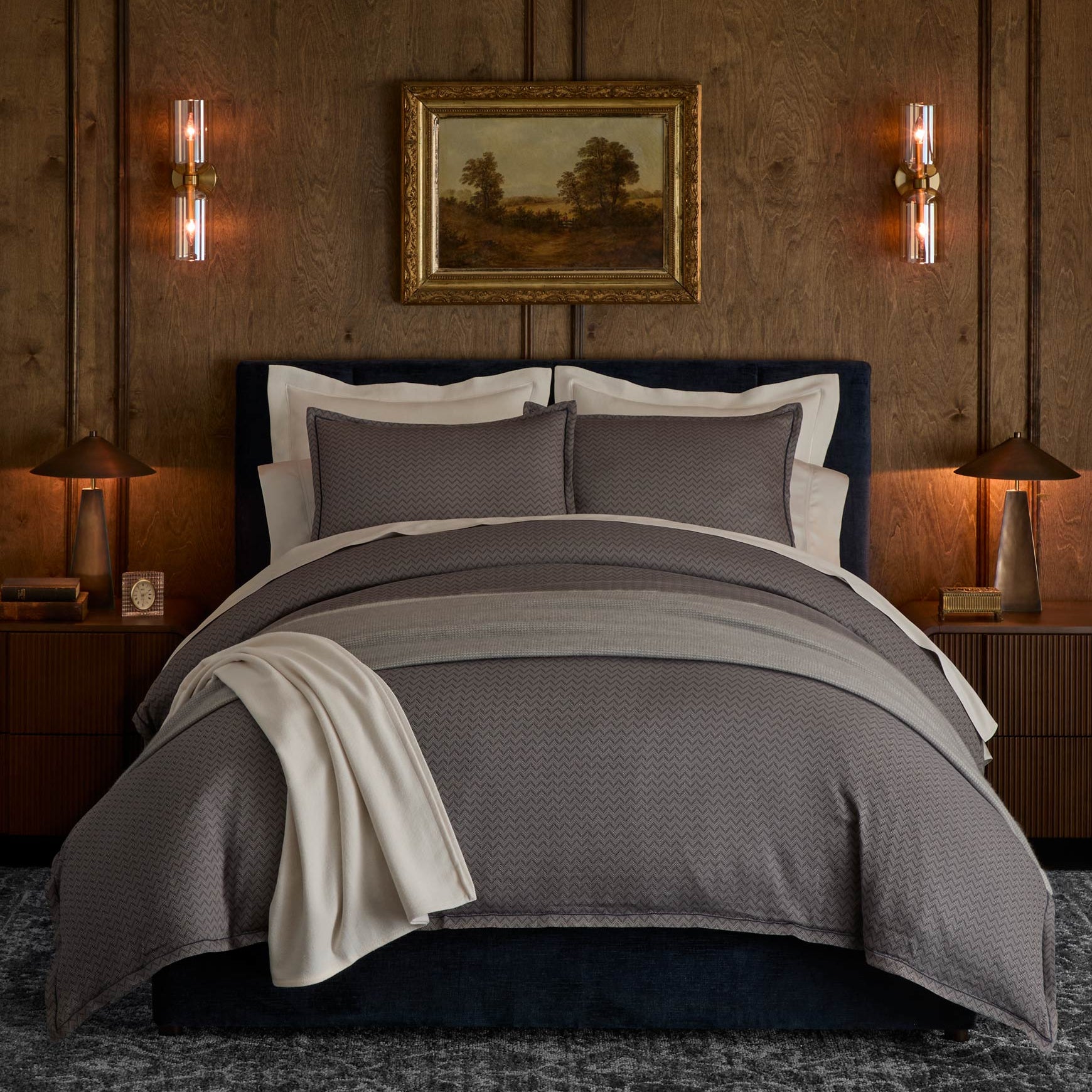 Peacock Alley Savoy Jacquard Duvet Set