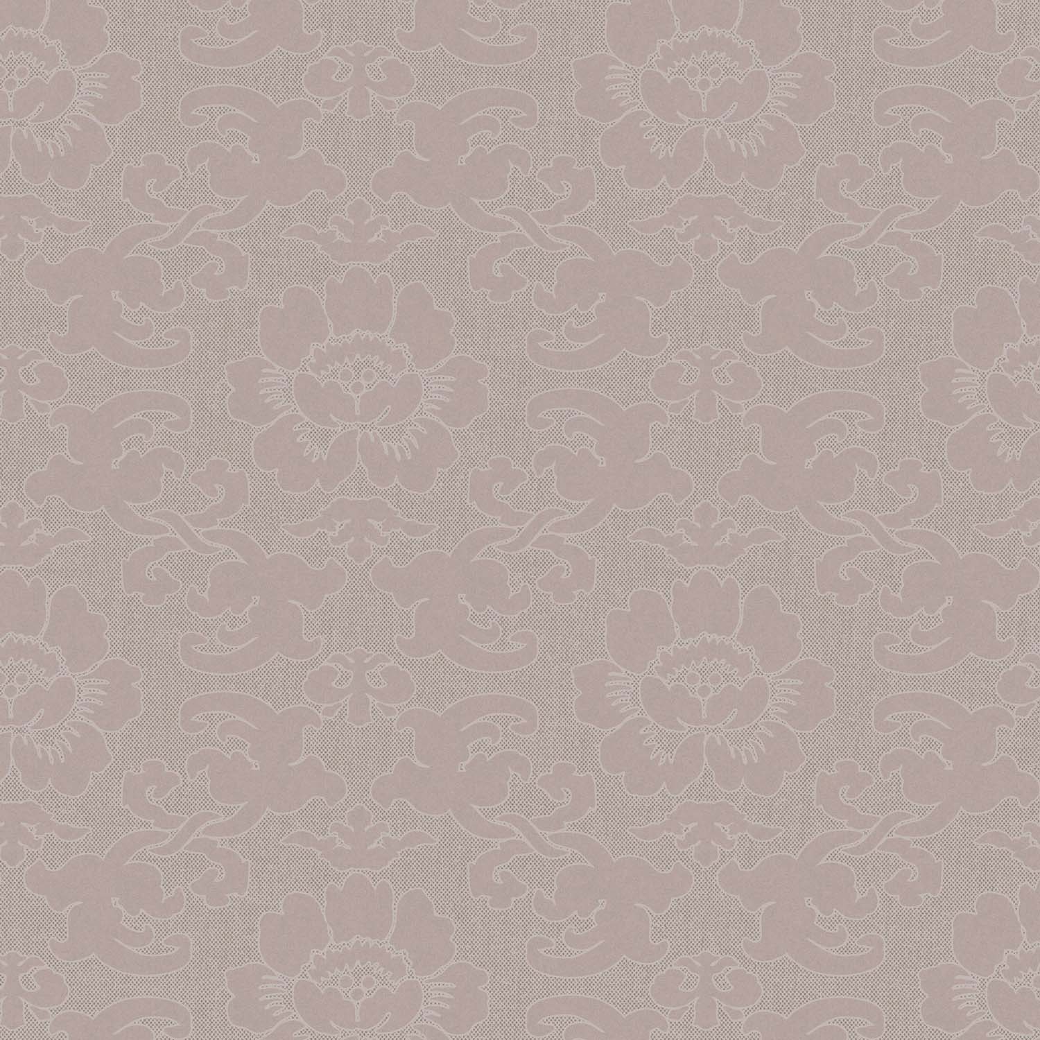 Mitchell Black Silken Poppy Wallpaper