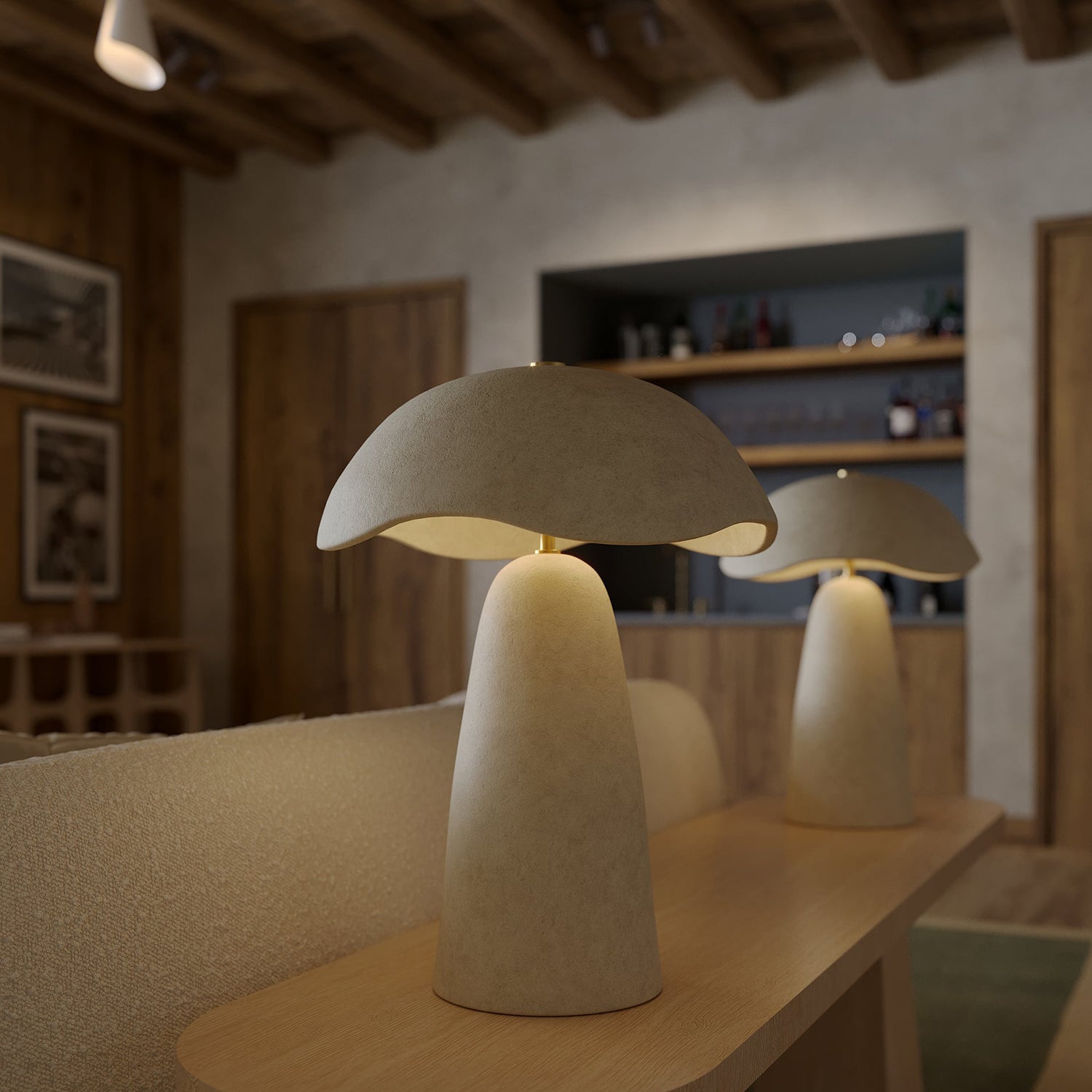 Troy Lighting Soloma Patina Brass Table Lamp