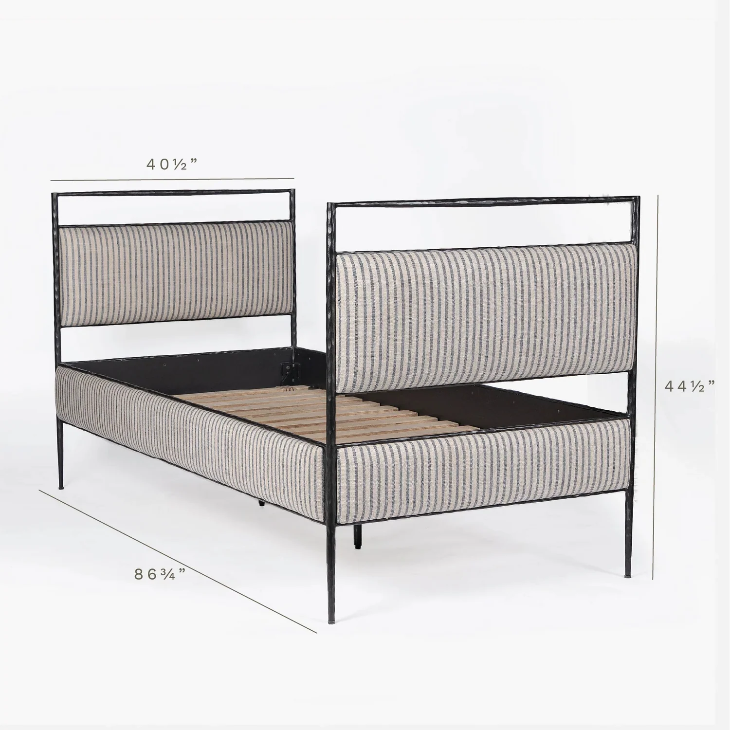 MENO HOME x Co. House Designs Soma Hammered Stripe Twin Daybed
