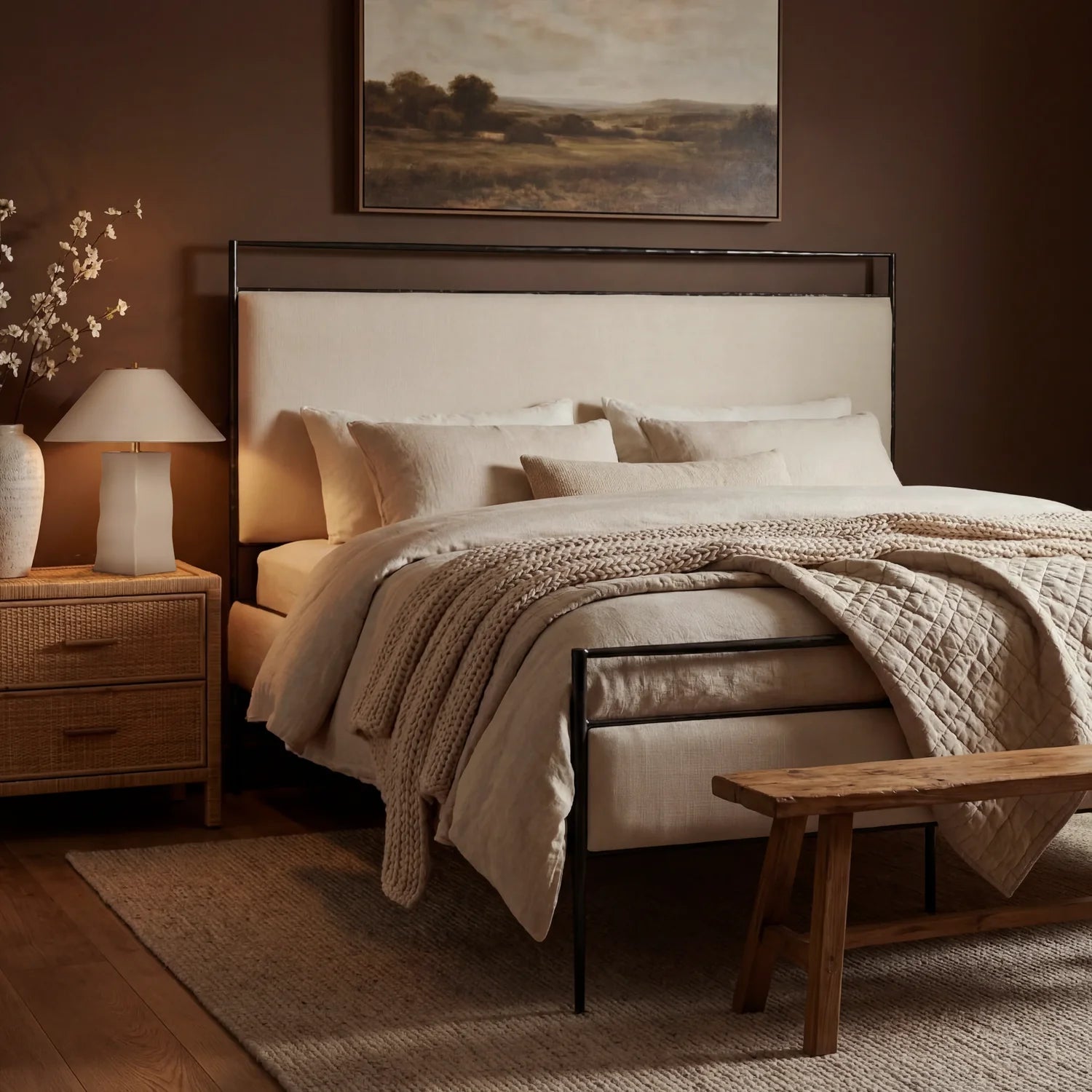 MENO HOME x Co. House Designs Dune Cream Ceramic Table Lamp
