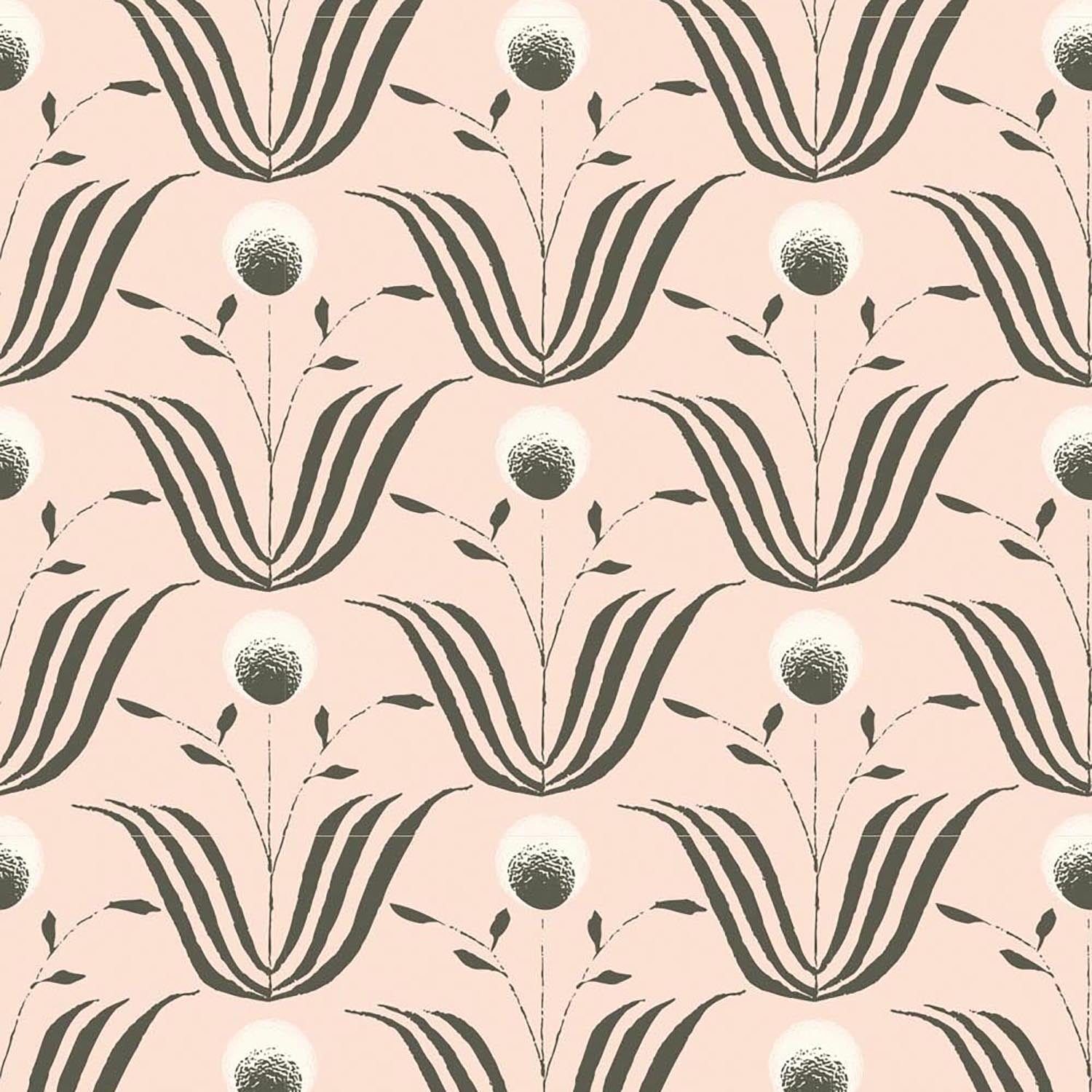 Mitchell Black Spring Bloom Wallpaper