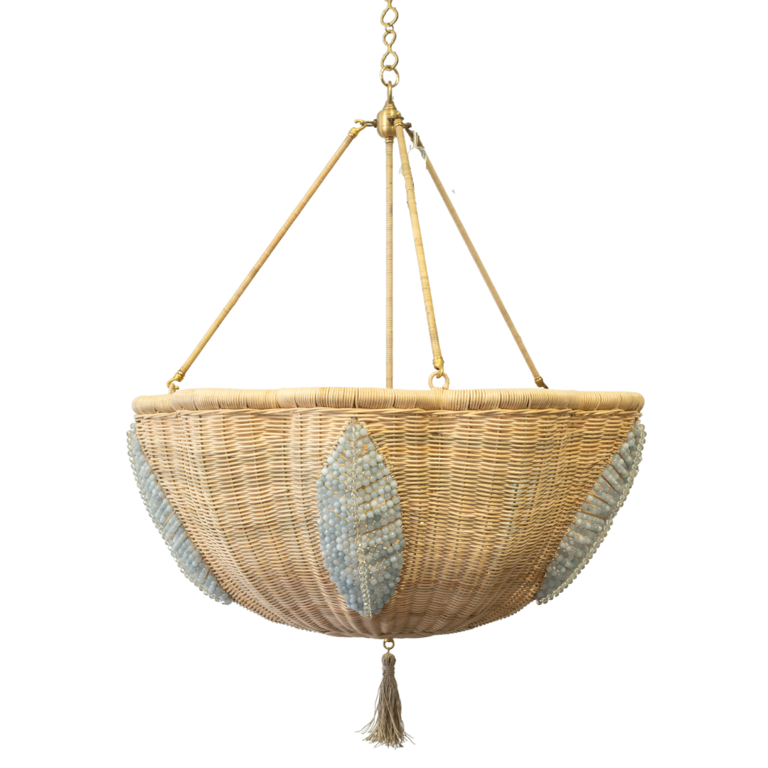 Ro Sham Beaux St Jean Blue Chandelier