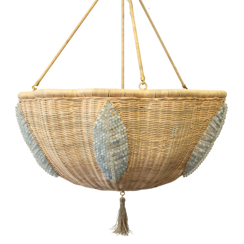 Ro Sham Beaux St Jean Blue Chandelier