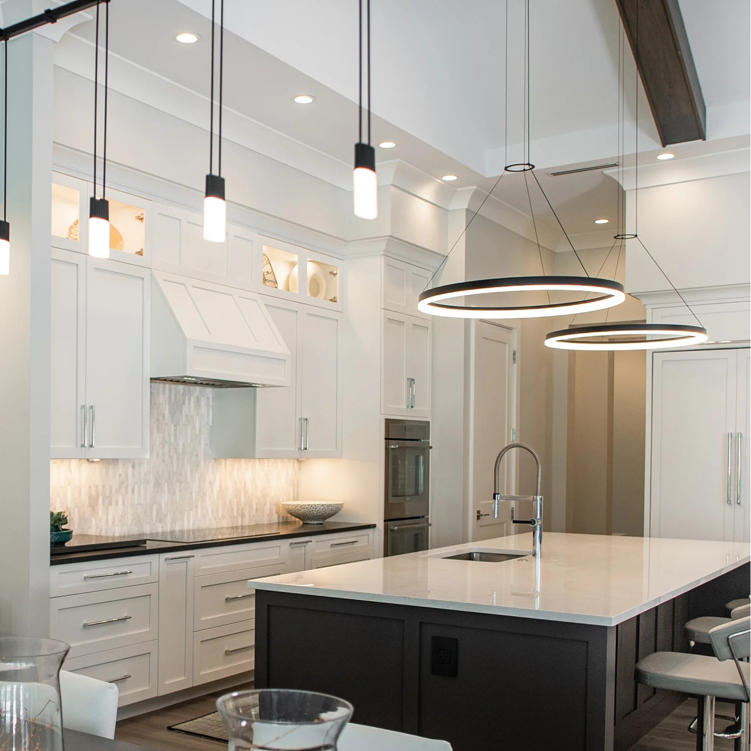 Sonneman Corona Satin Black 2317.25 Pendant