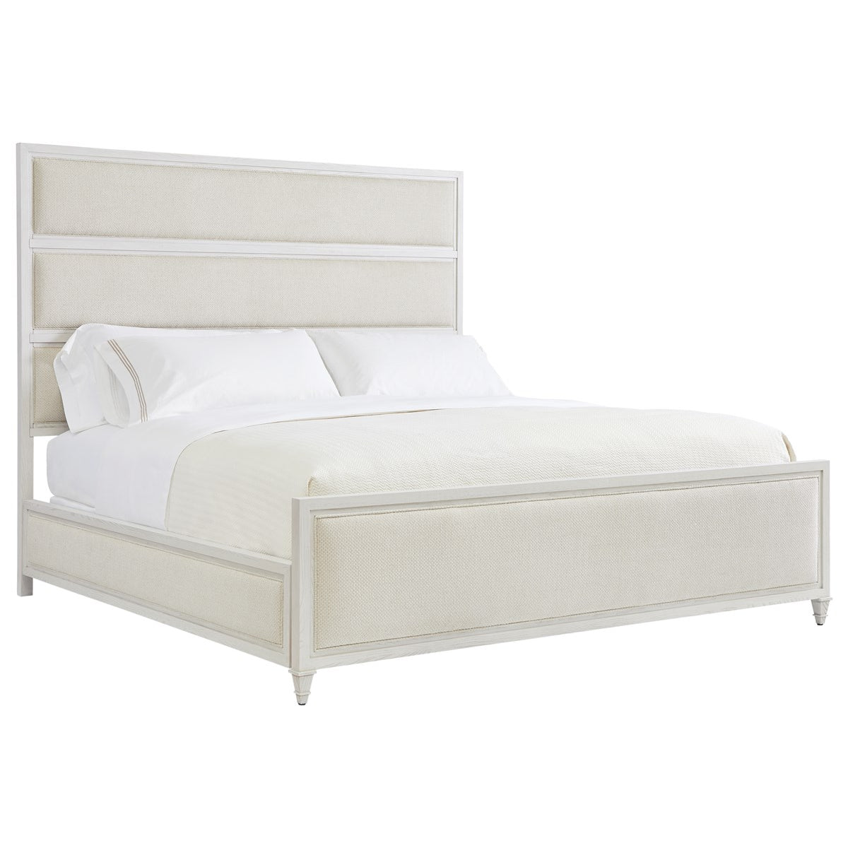 Vanguard Furniture Sesta King Bed Artisan Tahini with Casablanca Tannery & Loom Program