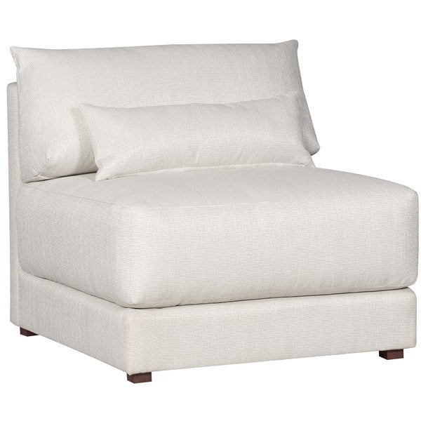 Vanguard Furniture Dove Callaloo Cotton Fabric Armless Chair