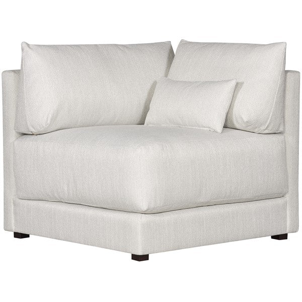 Vanguard Furniture Dove Callaloo Cotton Fabric Corner Chair