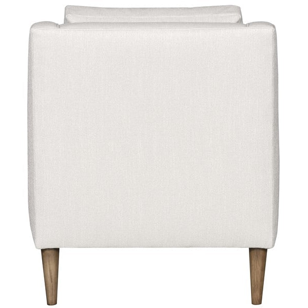 Vanguard Furniture Josie Callaloo Cotton Fabric with Flaxen Stone Tapered Leg Chair