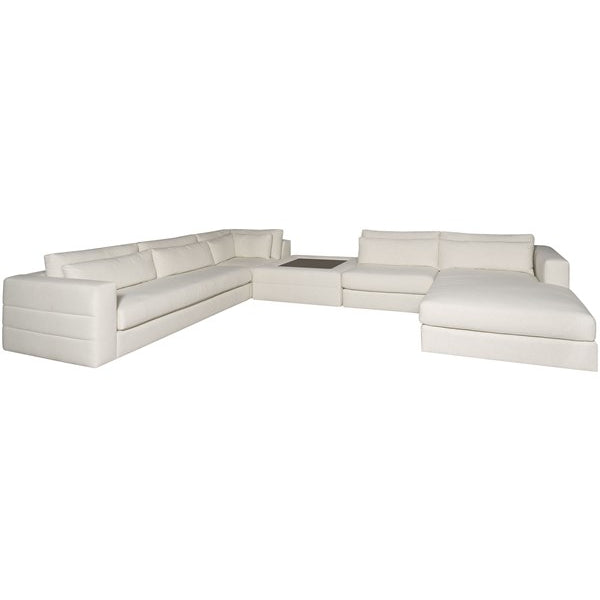 Vanguard Furniture Leone Identify Ivory with Fossil Bumper