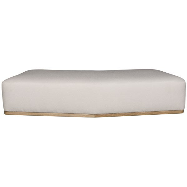 Vanguard Furniture Nest Jackpot Chalk/Wheat Angled Bumper