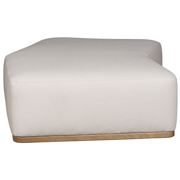Vanguard Furniture Nest Jackpot Chalk/Wheat Angled Bumper