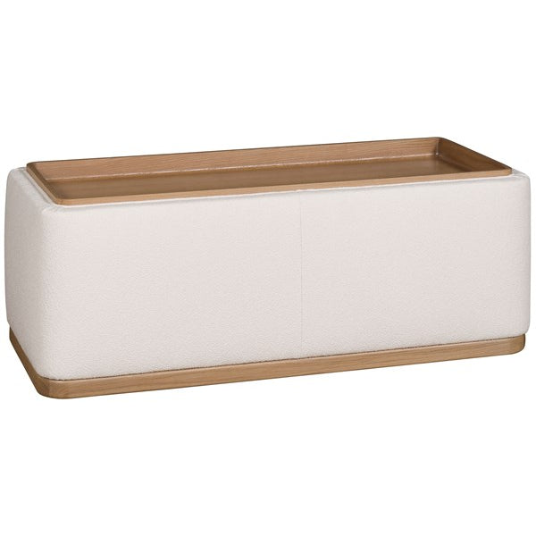 Vanguard Furniture Nest Jackpot Chalk/Wheat Wood Bumper