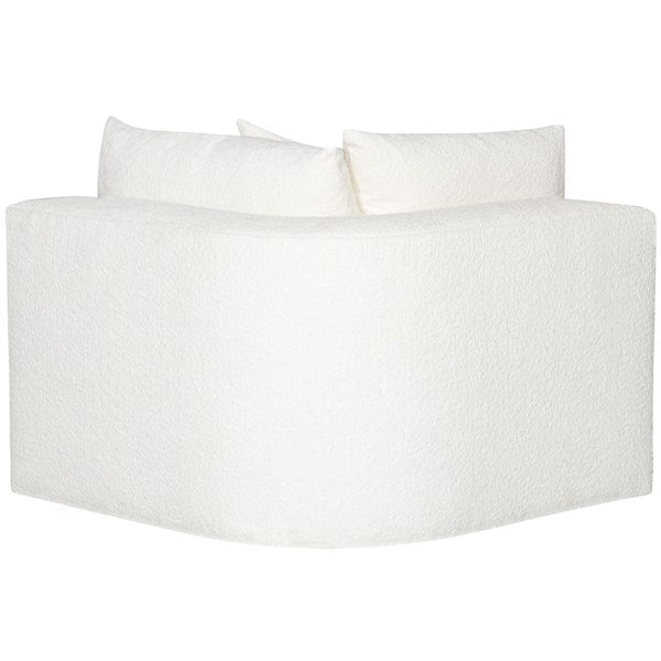 Vanguard Furniture Lola Itilia Ivory/Film Noir Corner Chair