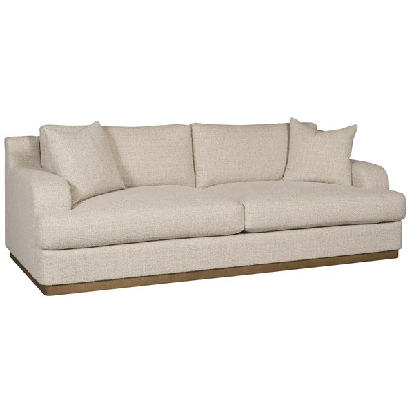 Vanguard Furniture Quinn Twitter Pebble Fabric/Saddle Sofa