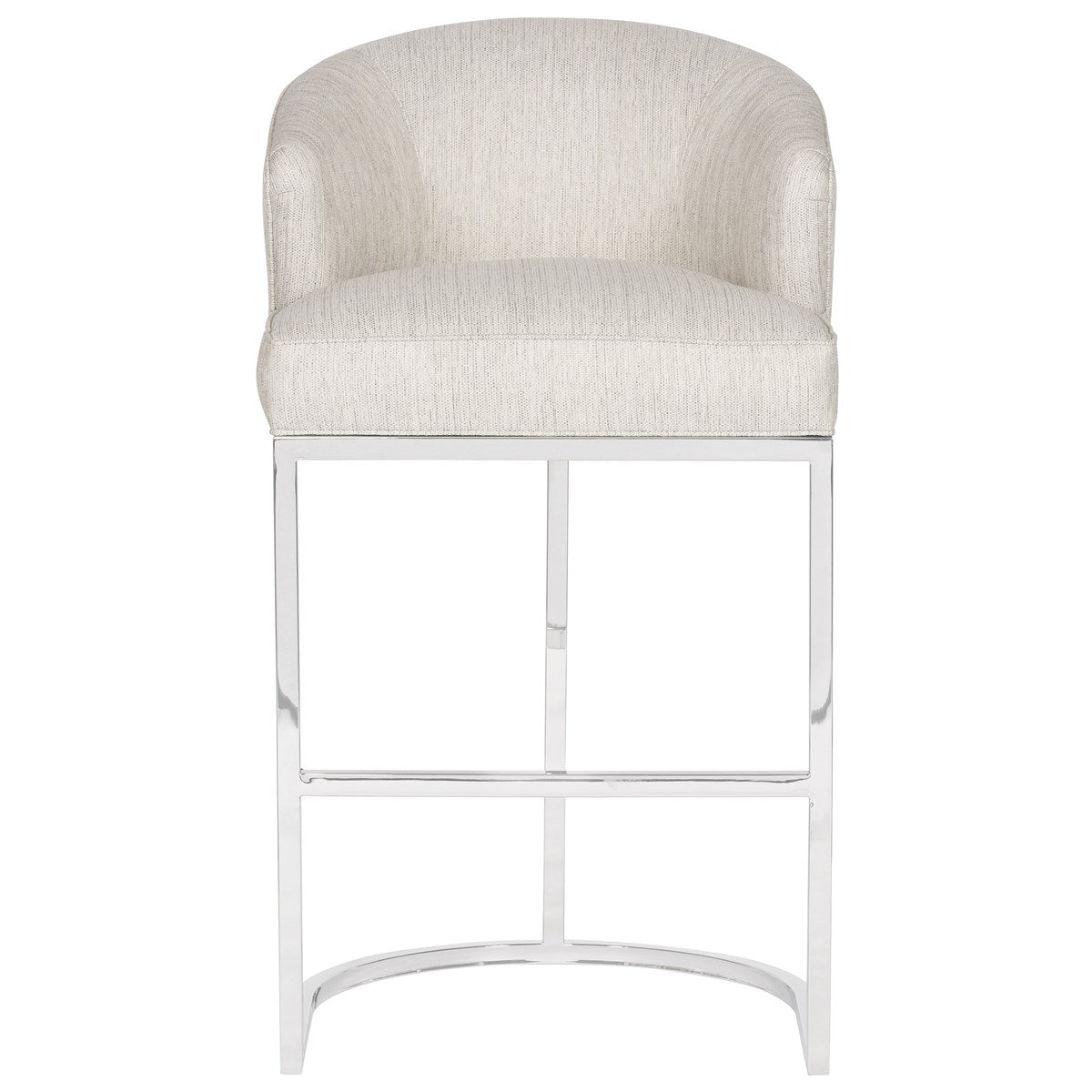Vanguard Furniture MIY Dining Index Porcelain with Polished Nickel Performance Charley Barstool