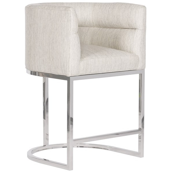 Vanguard Furniture MIY Dining Index Porcelain with Polished Nickel Performance Emmett Counter Stool