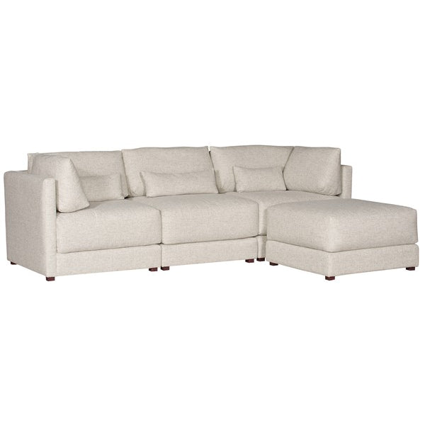 Vanguard Furniture Dove Jack Linen Fabric Armless Chair