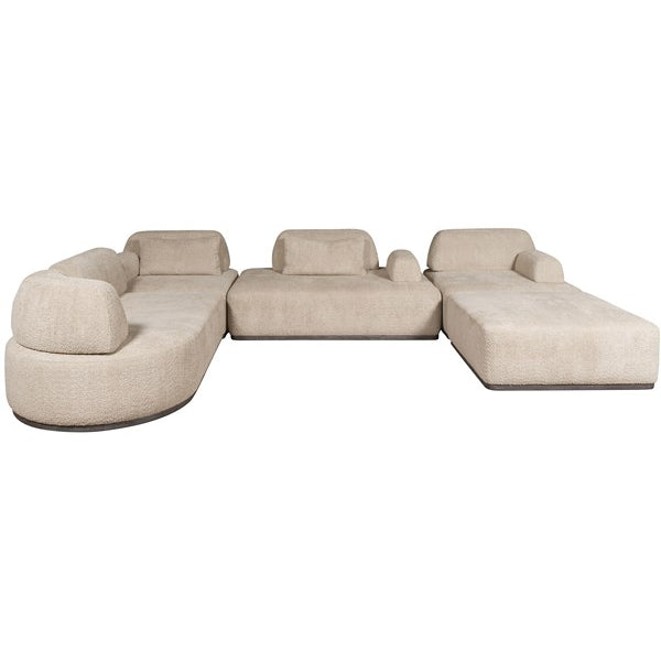 Vanguard Furniture Nest Itilia Camel/Summit Rectangular Bumper