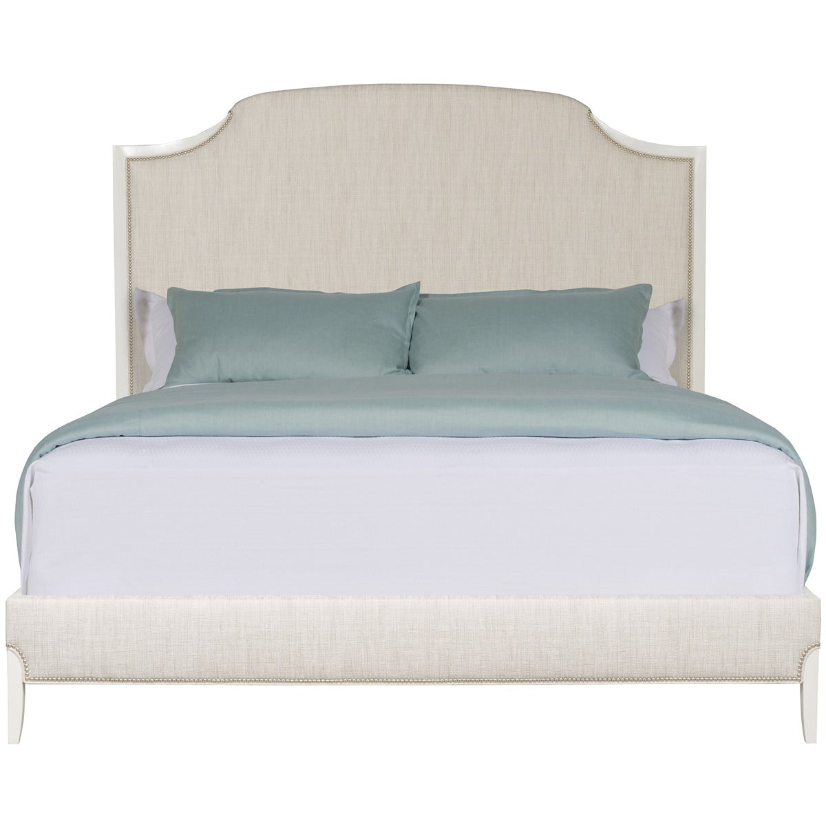 Vanguard Furniture Lillet Neiman Pearl/Sparrow/#9 Nickel Nails King Bed