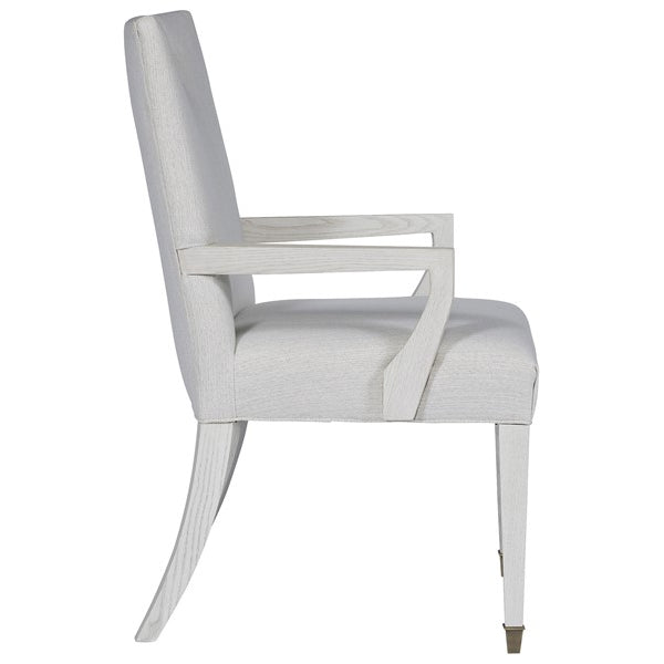 Vanguard Furniture Parkhurst January Snow w/Casablanca & White Bronze Ferrule Performance Dining